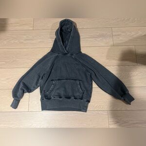 Free people everything sweatshirt size small washed/faded black